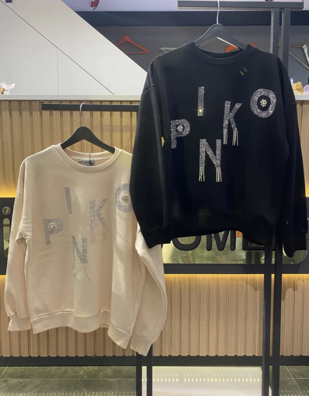 Pinko Taşlı Sweatshirt