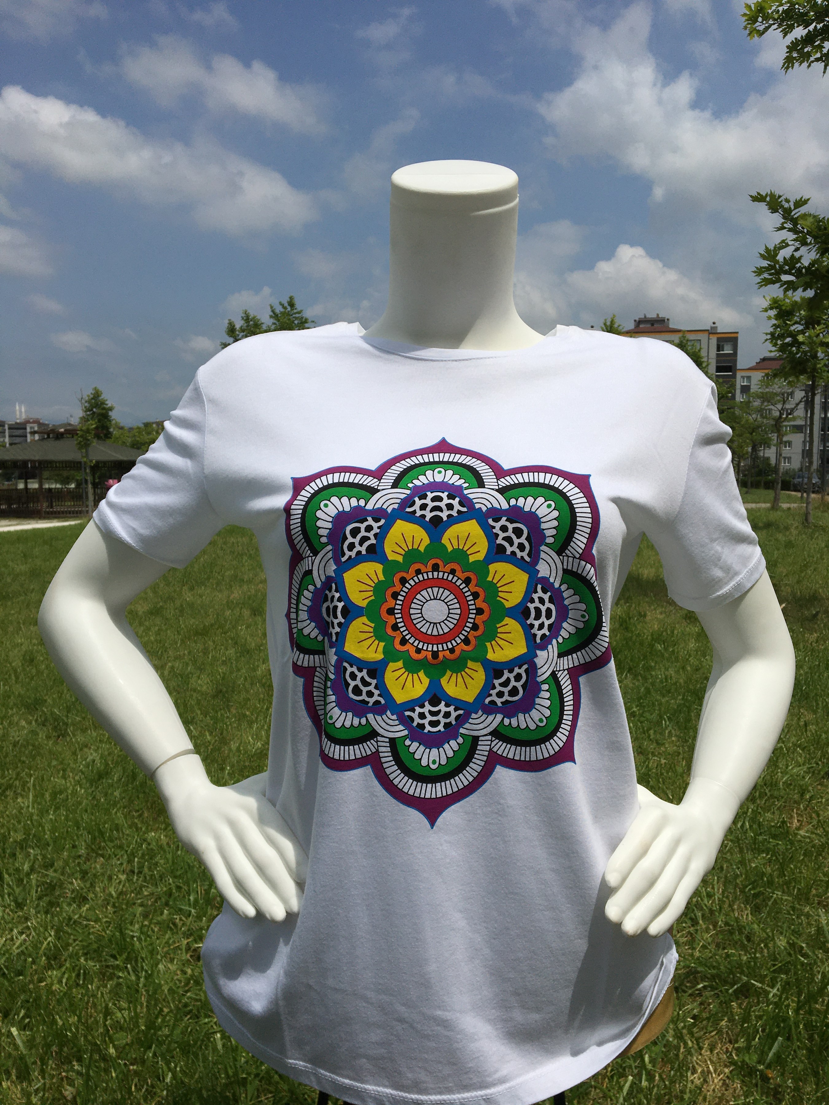 Mandala Desen T-shirt