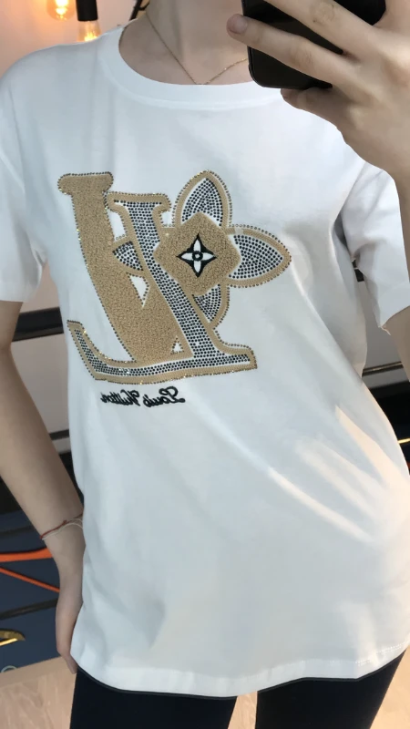 Lv Taşlı Tshirt