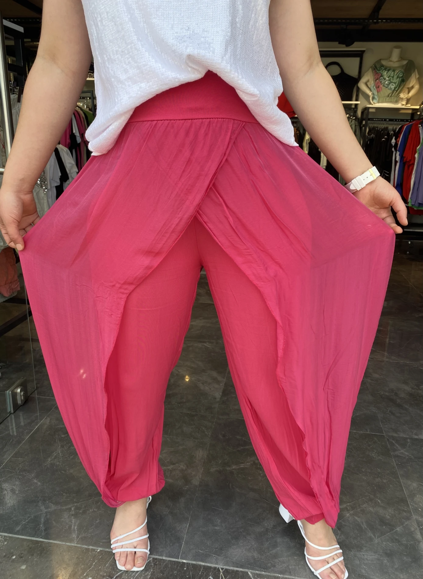 İpek Şalvar Pantalon